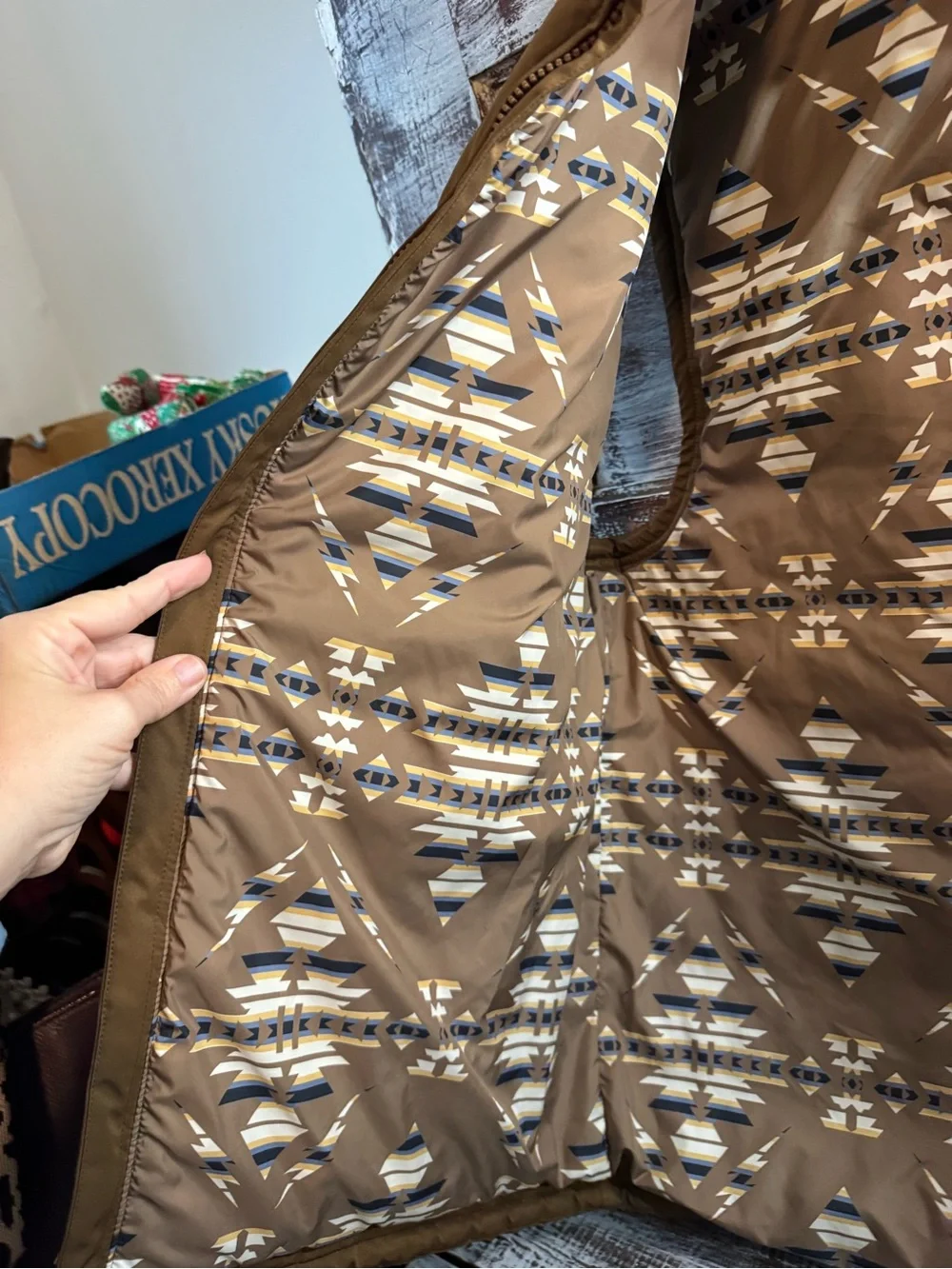 Cody James Men's Brown Quilted Puffer Vest